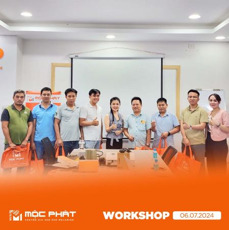 Khởi Động Tháng 7 Với Hình Thức Workshop Tại Văn Phòng Mộc Phát Cùng Khóa Học Mở Xưởng Nội Thất Chuyên Nghiệp Của Thầy Trần Đình Khơi