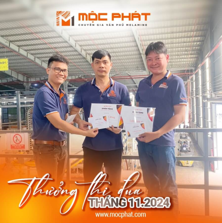 TIẾP ĐÀ TĂNG TRƯỞNG, MỘC PHÁT VINH DANH CÁ NHÂN, TẬP THỂ SẢN XUẤT XUẤT SẮC THÁNG 11