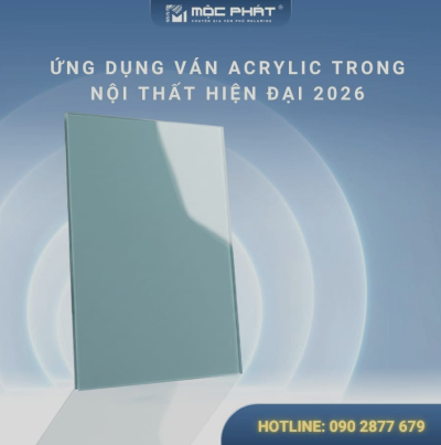 Ứng Dụng Ván Acrylic Trong Nội Thất Hiện Đại 2026