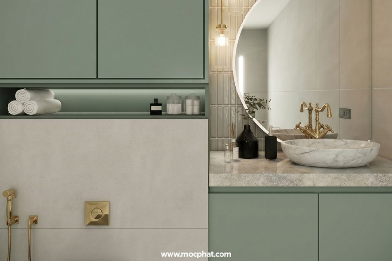 M&atilde; m&agrave;u 0030 được ứng dụng trong ph&ograve;ng tắm