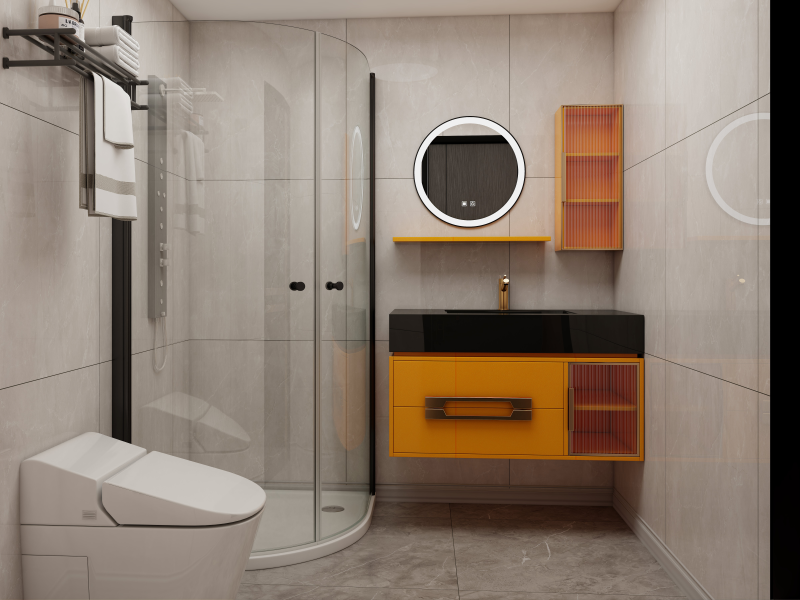 Ph&ograve;ng tắm &aacute;p dụng Melamine 0037