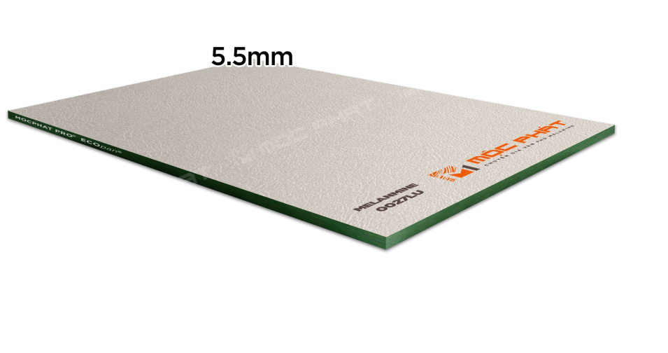 5,5mm moisture resistance MDF board Faced Melamine 0027LU