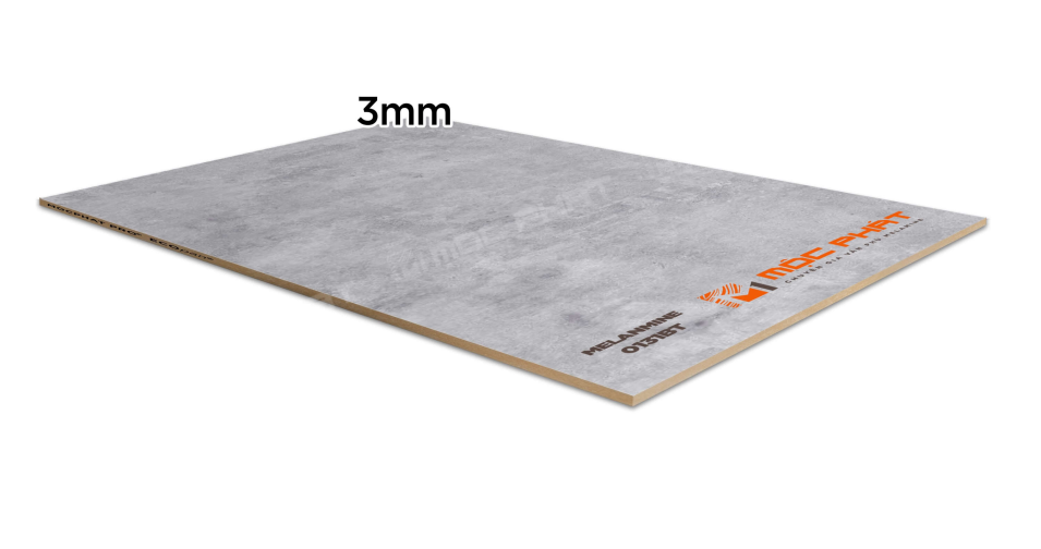 3mm MDF board Faced Melamine 0131BT